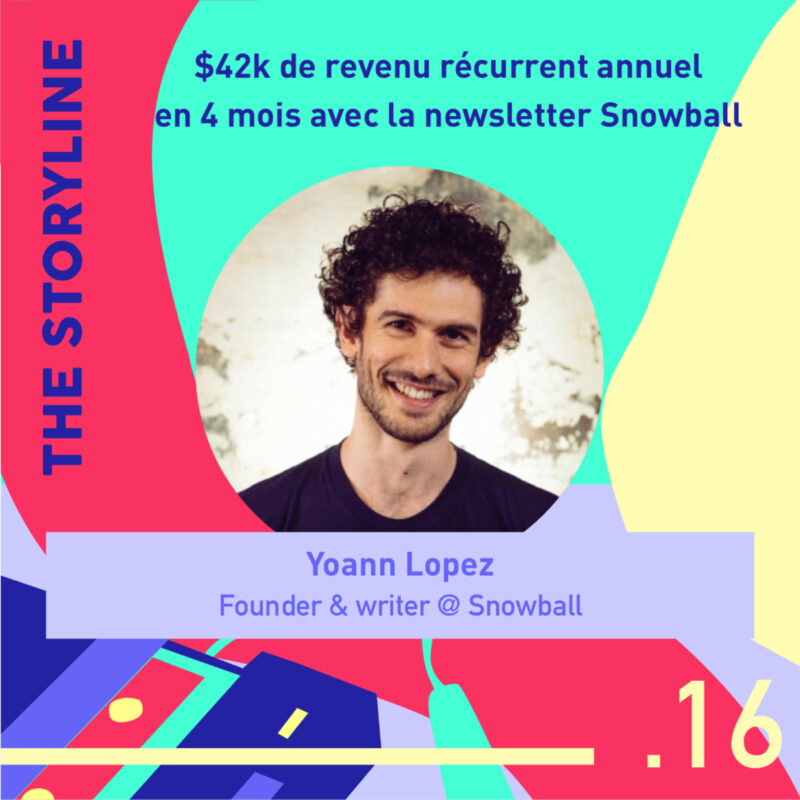 #16 - $42k de revenu récurrent annuel en 4 mois avec la newsletter Snowball 6 newsletter payante