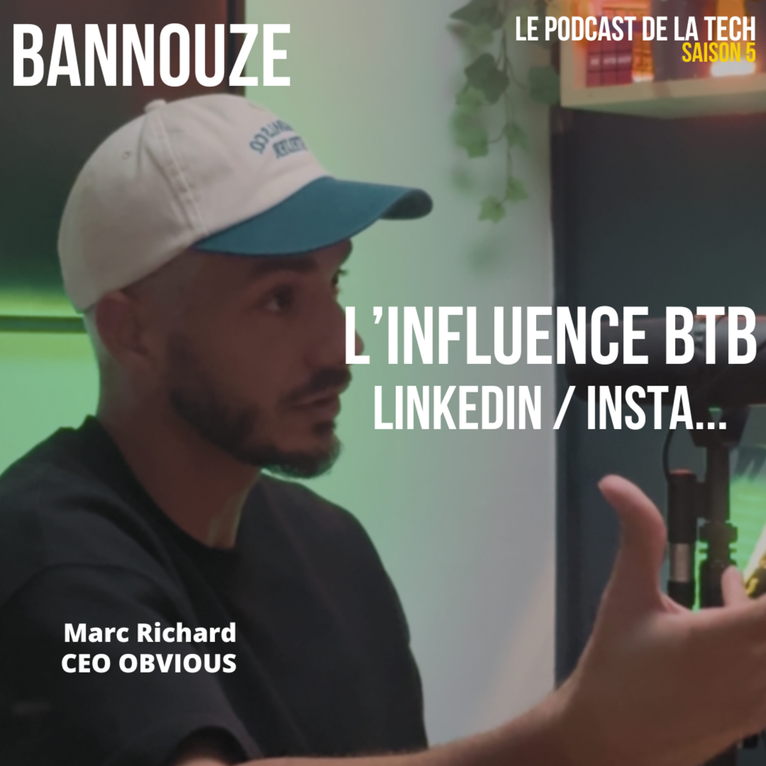 Logo de l'épisode #102 > Social BTB > Tout savoir sur le marketing d'influence BTB sur bannouze le podcast du marketing digital du podcast Bannouze : Le podcast du marketing digital !