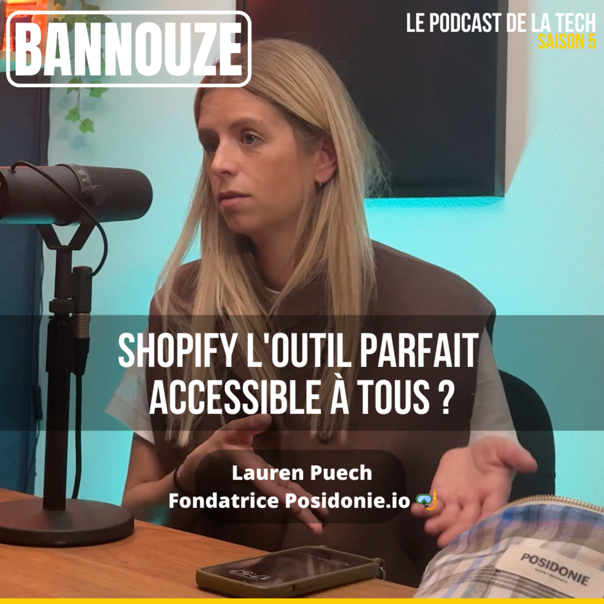 Logo de l'épisode #112 : ecommerce : Shopify l'outil parfait accessible à tous ? du podcast Bannouze : Le podcast du marketing digital !