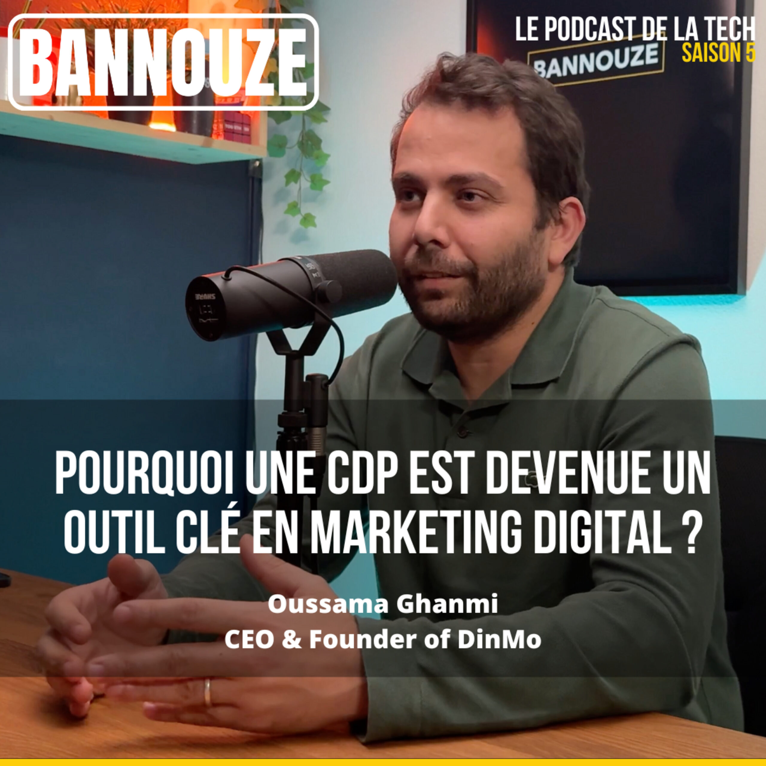 Logo de l'épisode #115 >DATA >Pourquoi une CDP (Customer Data Platform) est-elle devenue un outil clé du marketing digital ? du podcast Bannouze : Le podcast du marketing digital !
