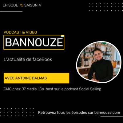Logo de l'épisode #75 : Meta > L'actualité de FaceBook du podcast Bannouze : Le podcast du marketing digital !