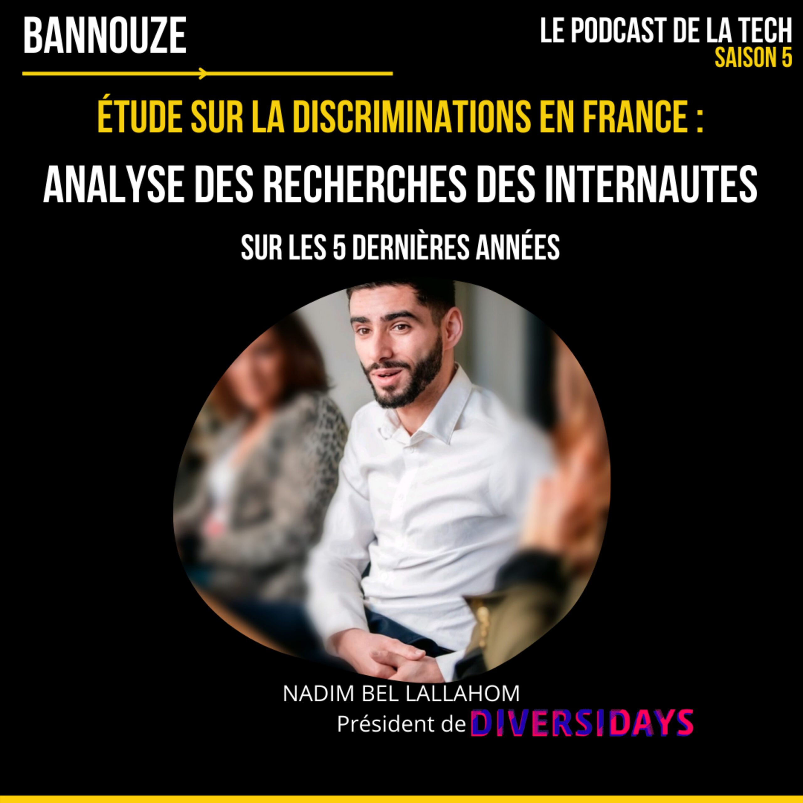#92 : Marché > Les tendances de recherche des internautes en matière de discriminations en France sur les 5 dernières années 2 Logo de l'épisode #92 : Marché > Les tendances de recherche des internautes en matière de discriminations en France sur les 5 dernières années du podcast Bannouze : Le podcast du marketing digital !